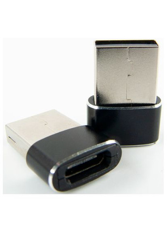 Перехідник (ADP-021) DENGOS Type-C (male) to USB (female) black (388943696)