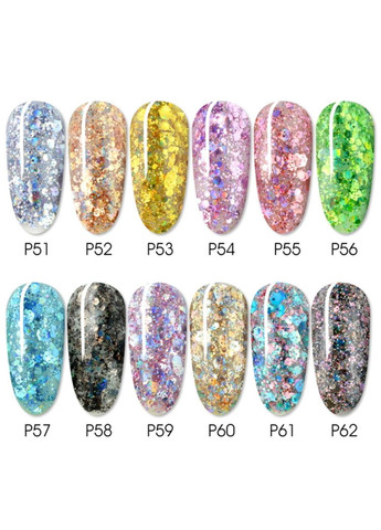 Shaped Sequin Color Gel MagicNail (292734468)