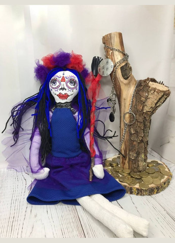 Авторская текстильная кукла ручной работы коллекционная кукла для Хэллоуин Армида No Brand (337349224)