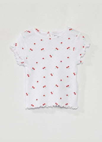 Комбинированная футболка,белый-бежевый-красный, Kiabi