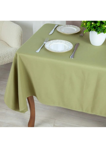 Скатертина водовідштовхувальна Aquastop Olive С-04224-30318 150х220 см оливкова ТЕП (362115259)