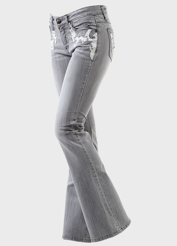 Серые демисезонные джинсы NN-133 Серый 6th Avenue - (271683143)