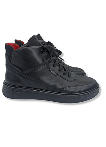 Черные зимние ботинки (р) кожа 0-2-2-8079 Stepter