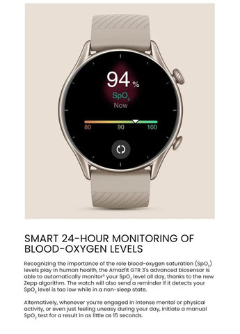 Смарт-годинник GTR 3 Moonlight Grey Amazfit (313603395)