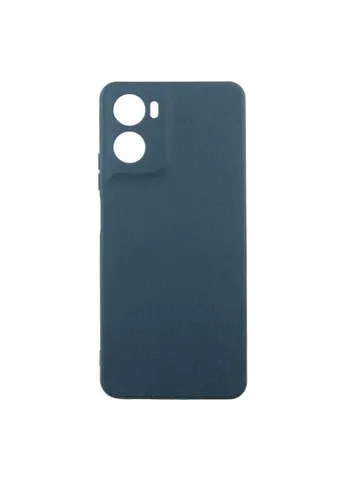 Чохол для мобільного телефону (DG-KM-174) DENGOS Motorola G06 Carbon+glass Blue (380256639)