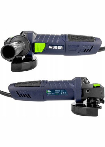 Болгарка (вугляна шліфмашина) 1500W 125 мм Wuber (340073014)