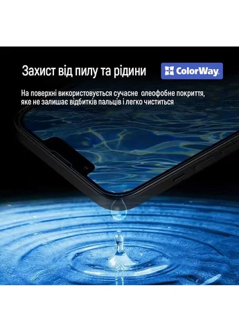 Захисне скло 9H FC Glue для Motorola G86 Power Black (CW-GSFGMG86P-BK) Colorway (399515780)