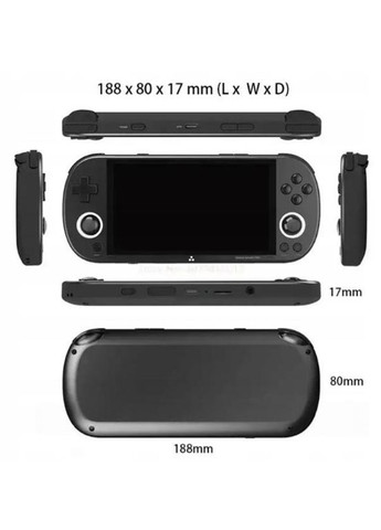 Портативна ігрова консоль TSP PRO Portable (PSP, Palystation 1) 128 gb Black Trimui (354232411)