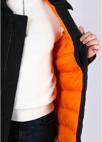 Черная демисезонная одежда мужская пуховик 011124 с черная fu1696 сша l(р) Reebok