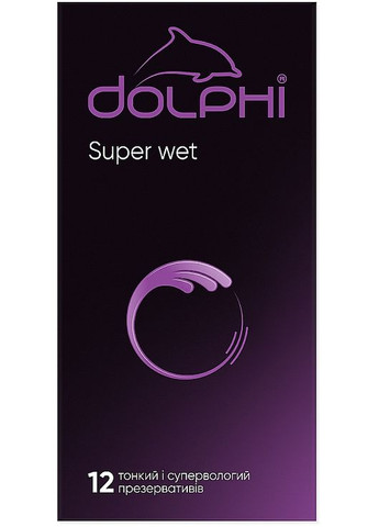 Презервативы супертонкие в силиконовом смазке Super Wet 3шт (1150081-106051) Dolphi (368611431)