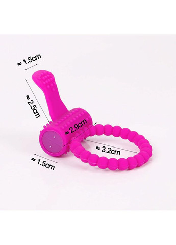 Ерекційне кільце на член із кліторальним вібратором China (317747660)