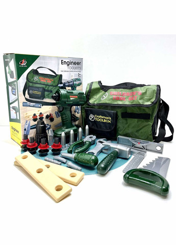 Набір інструментів 27 предметів у сумці Зелений ( G237) Bambi (312547618)