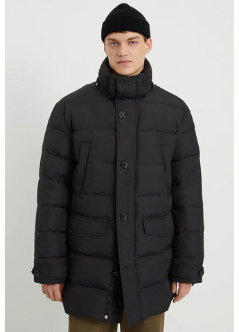 Чорний зимній Пуховик Finn Flare