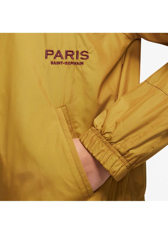 Коричнева куртка жіноча sweat jacket psg sf essential gx se brown Nike