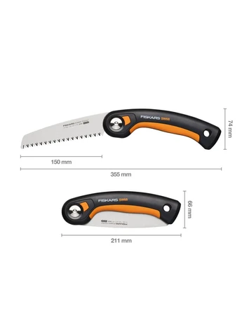 Садовая пила складная Plus™ SW68, S - 150 мм (1067552) Fiskars (382342837)