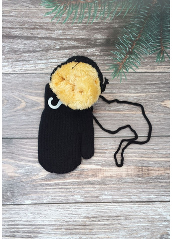 Зимові рукавички на хутрі для хлопчиків і дівчаток 2-4 роки No Brand (360534148)