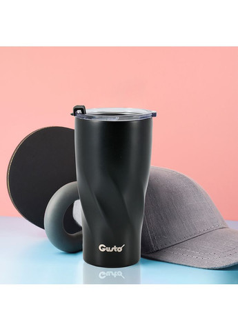Термокружка GT107 Черный кристалл 590 мл (88425) Gusto (322904938)