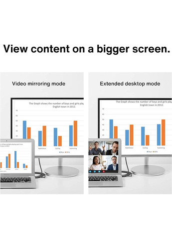 Кабель IVANKY miniDisplayPort to DisplayPort 4K@60Hz 2м (DD03US) Microsoft (308849343)