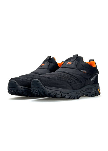 Чорні Осінні кросівки чоловічі merrell gtx black orange No Brand Nova Moc