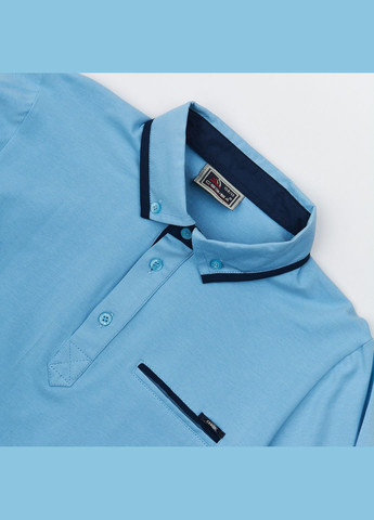 Голубой детская футболка-поло для мальчика Cegisa