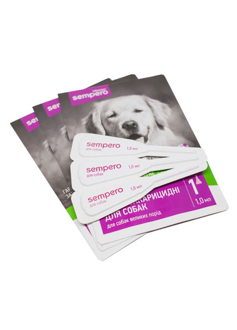 Капли противопаразитарные "" для собак 1,0 мл Sempero (324030992)