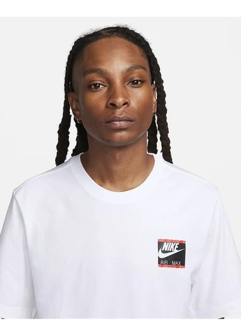 Футболка T-Shirt Sportswear White FQ3756-100 Nike (399404653)