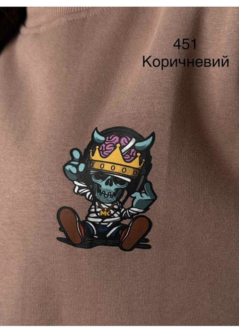 Жіночий батник світшот мокко на флісі зимовий теплий М. Л Fabregas (361866430)