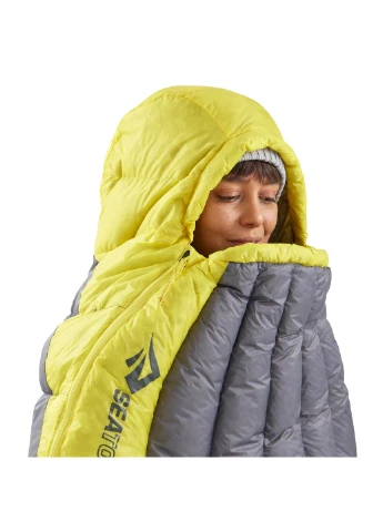 Жіночий спальник Spark Women's -1°C/30F Regular Сірий-Жовтий Sea To Summit (296261978)