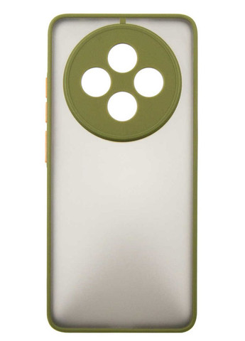 Чохол-накладка для Oppo Reno 12 F/FS Olive (DG-KM-110) + захисне скло DENGOS (341488292)