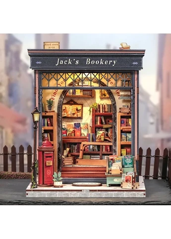 Румбокс Книжный магазин Джека Jack's Bookery DIY Dollhouse Kit CWGC-209 No Brand (362452887)