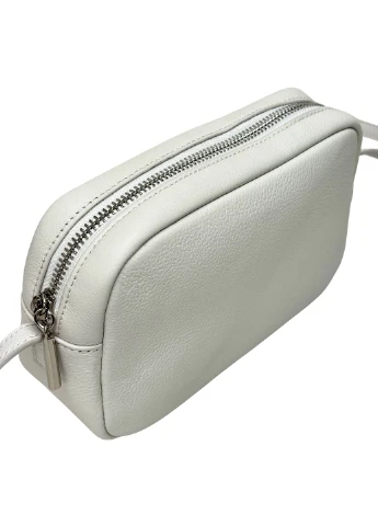 Жіноча сумка натуральна шкіра білий 9930 white VivaVerba (398959282)