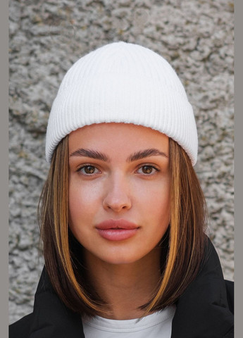 Жіноча утеплена шапка біні докер Gvido Without (305610976)