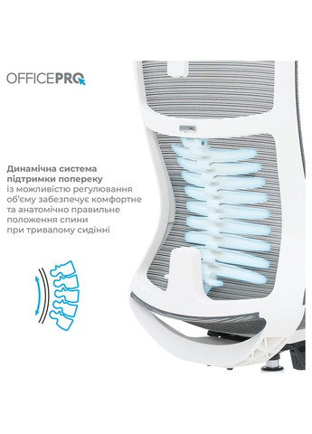Крісло Balance White/Dark Gray (OC620-W-DG-DG ) OfficePro (341485218)