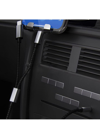 Аудіо адаптер MH-232 AUX 3.5 мм USB Type C – Lightning BLUE XoKo (362916037)