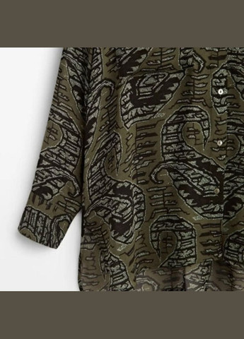 Комбінована блуза з віскози Massimo Dutti