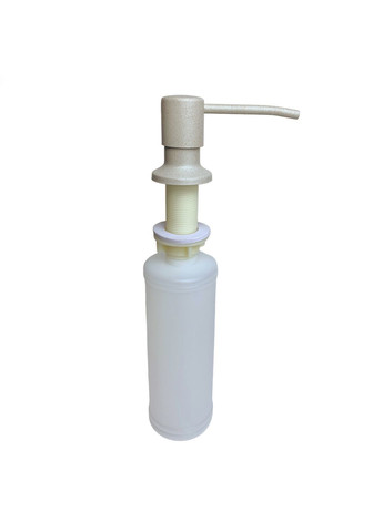 Набор кухонный Brick, искусственный камень, квадрат, без крыльев, 460x515x200мм, чаша – 1, врезная, Avena + смеситель и дозатор Adamant (370622435)