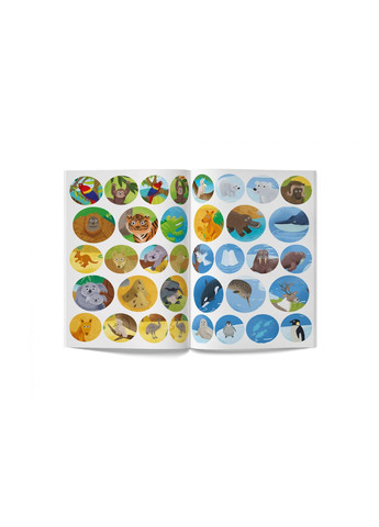 Интерактивные наклейки. Зоопарк (9786175473368) Кристал Бук (316082000)