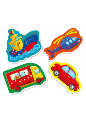 Дитячі пазли Baby puzzle "Транспорт" VT1106-96 Vladi toys (365641098)