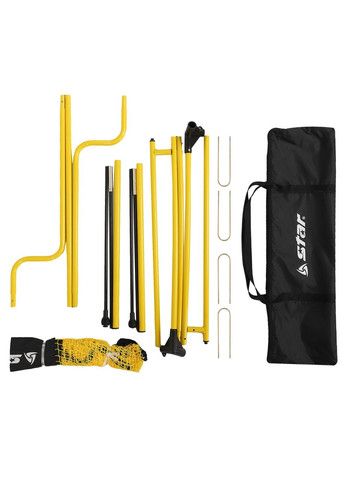 Сетка для отскока регулируемая (металл, полиэстер, р-р 2,44х1,52м) (SU130C) Star (361433462)