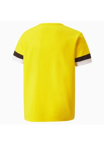 Желтая летняя футболка teamrise jersey yellow 704938-07 Puma