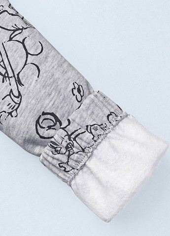 Disney свитшот персонажи серый повседневный двунитка с начесом