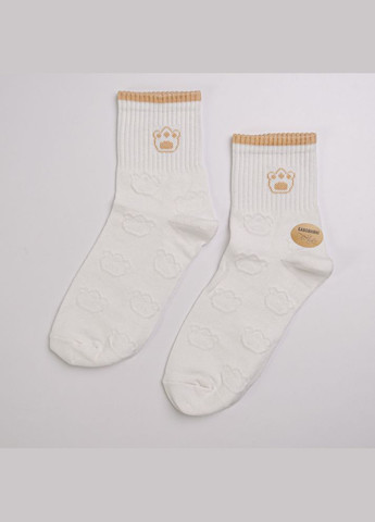 Белые набор носков хлопковых женских 10 пар youstar 103 средние 37-41 белый GM Textile (339042292)