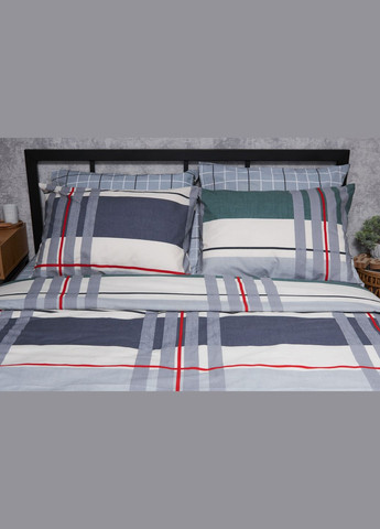 Комплект постільної білизни Бязь Gold Люкс «» Полуторний Євро 160х220наволочки 2х70х70 (MS-820004712) Moon&Star Cloudy (293148060)