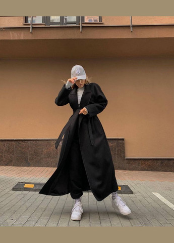 Черное Пальто No Brand