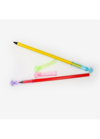 Насадки на карандаш "Зонтик" (4 шт., 5.5 см) – яркие защитные колпачки для детей No Brand (372170615)