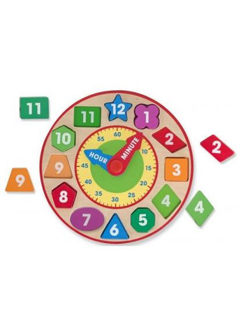Развивающая игрушка Часы-сортировщик (MD18593) Melissa & Doug Часы-сортировщик (382245682)
