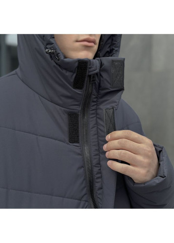 Темно-серая зимняя куртка legas темно-серый Pobedov