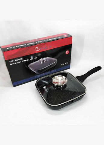 Пательня для дому UN-4011 24см, Алюмінієва пательня з XA-315 антипригарним покриттям Unique (351485924)