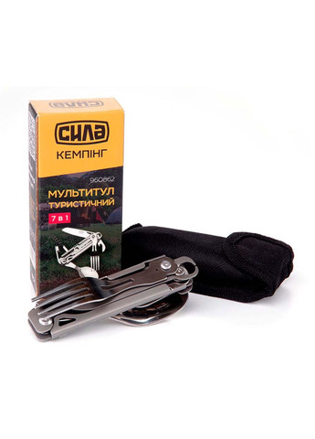 Мультитул 7-в-1 (960862) нержавеющая сталь Сила (349819931)