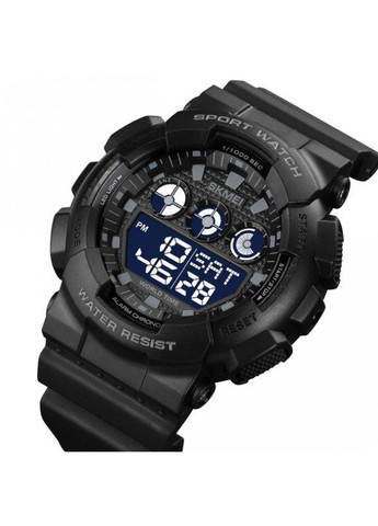 Тактические водостойкие кварцевые часы Stalker black Skmei (313653686)